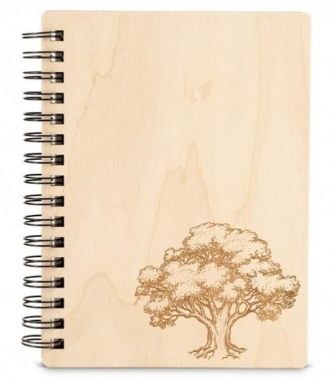 Dřevěný zápisník STROM