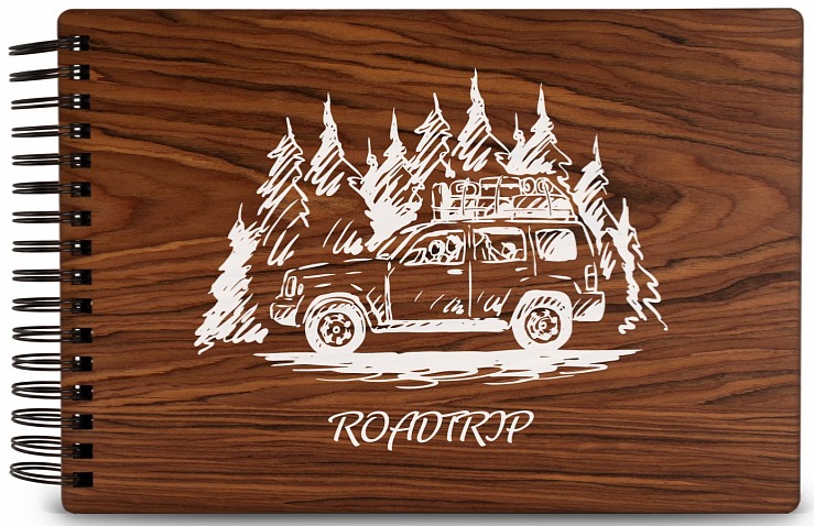 Dřevěné fotoalbum AUTO