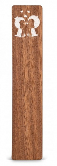 Dřevěná záložka do knížky TUČŇÁCI