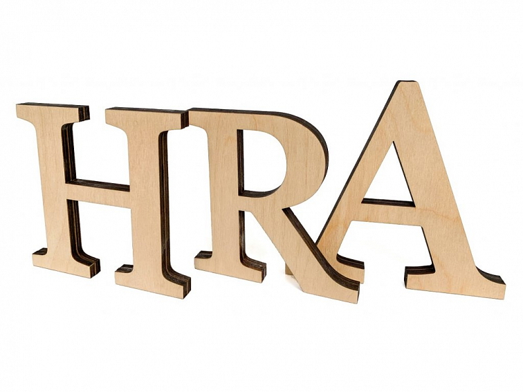 Dřevěná jmenovka PÍSMENO na zeď