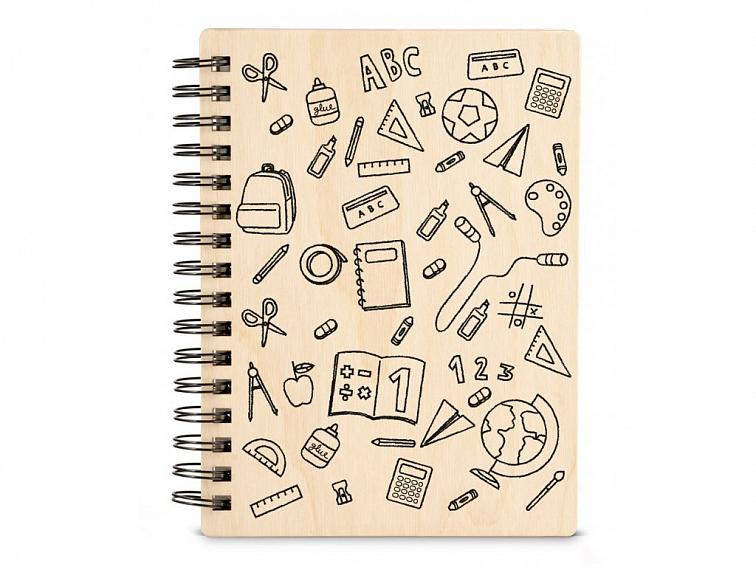 Dřevěný zápisník ŠKOLÁK
