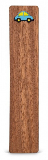Dřevěná záložka do knížky AUTÍČKO