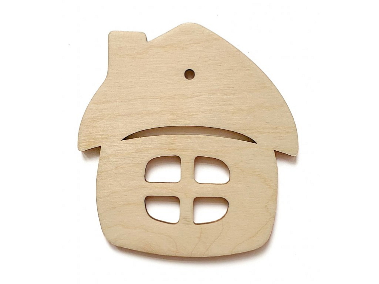 Dřevěná vánoční ozdoba DOMEČEK