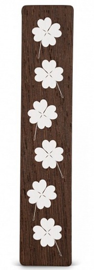 Dřevěná záložka do knížky ČTYŘLÍSTEK