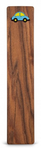 Dřevěná záložka do knížky AUTÍČKO