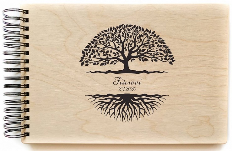 Dřevěné fotoalbum STROM