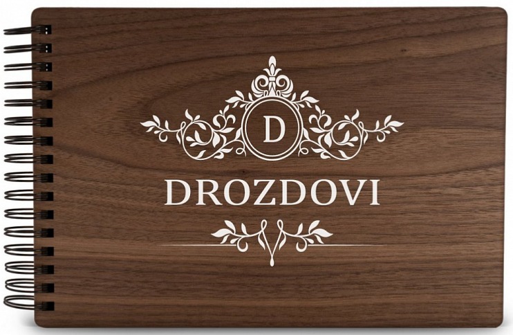 Dřevěné fotoalbum ERB