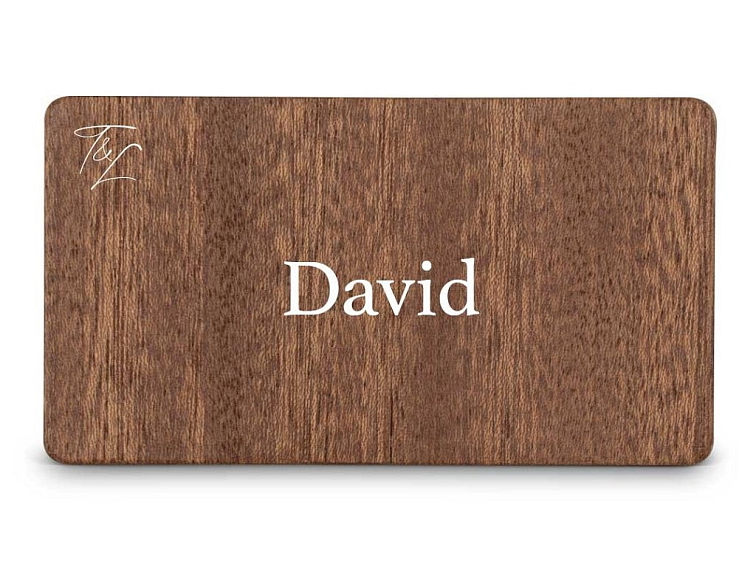 Dřevěná zasedací kartička EASY