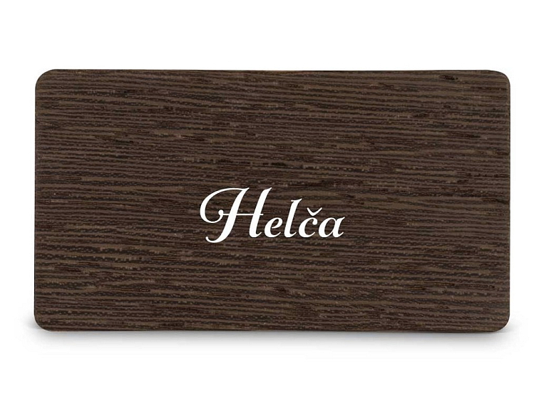 Dřevěná zasedací kartička - DOT