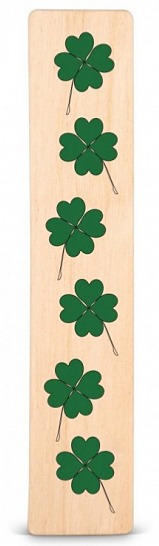 Dřevěná záložka do knížky ČTYŘLÍSTEK