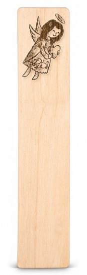 Dřevěná záložka do knížky ANDĚL
