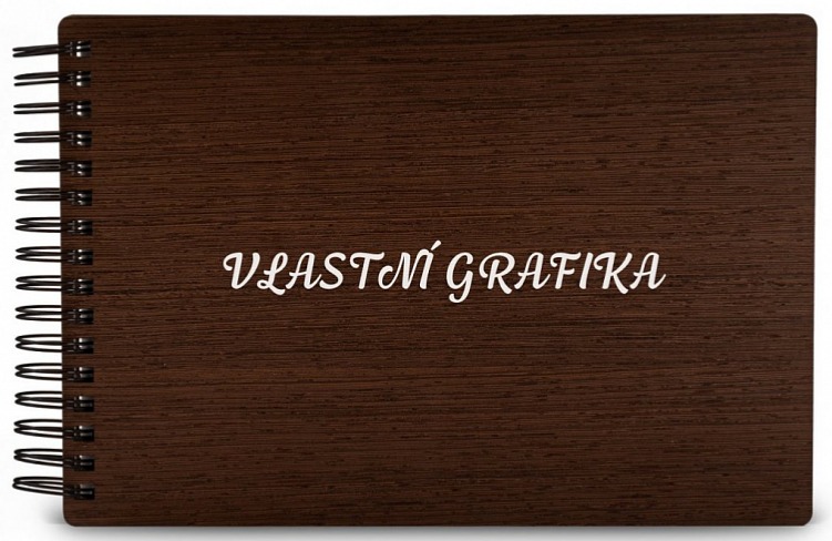 Dřevěné fotoalbum VLASTNÍ GRAFIKA