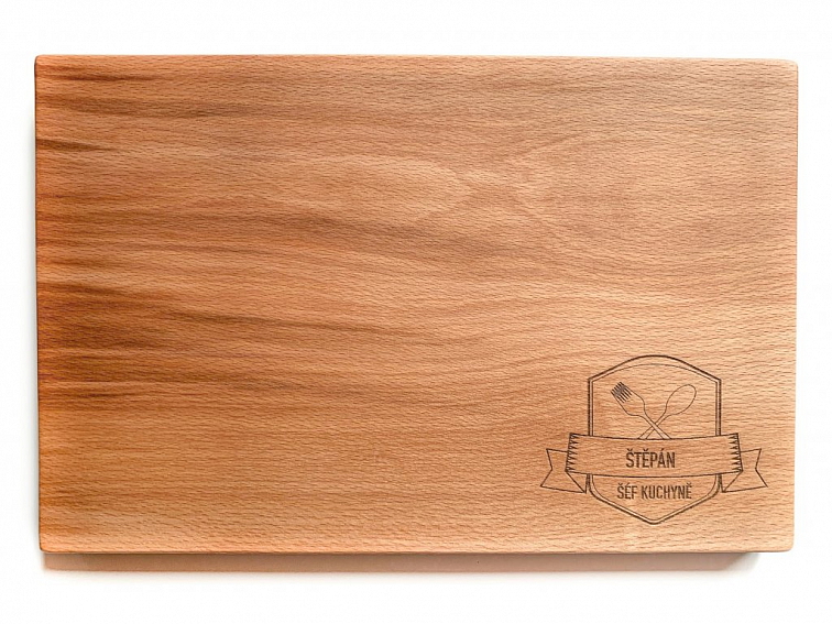 Dřevěné prkénko ŠÉF KUCHYNĚ