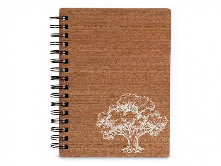 Dřevěný zápisník STROM