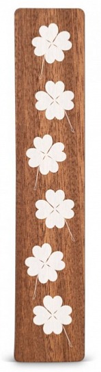 Dřevěná záložka do knížky ČTYŘLÍSTEK