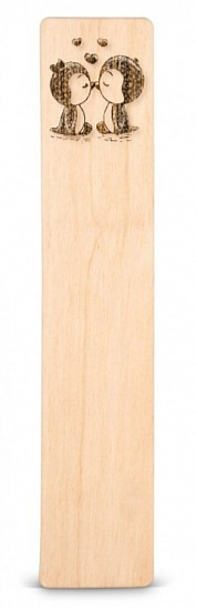 Dřevěná záložka do knížky TUČŇÁCI