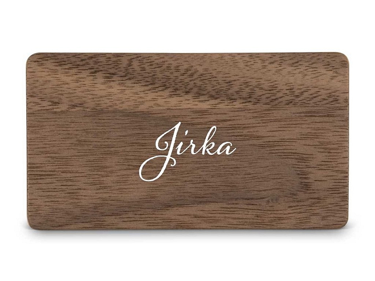 Dřevěná zasedací kartička - STROM