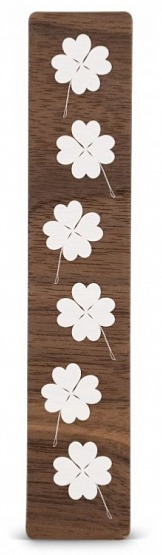 Dřevěná záložka do knížky ČTYŘLÍSTEK