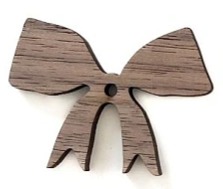 Dřevěná vánoční ozdoba MAŠLE - 5ks