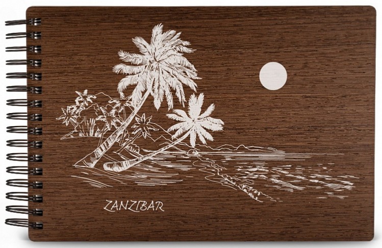 Dřevěné fotoalbum PLÁŽ