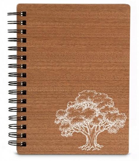 Dřevěný zápisník STROM
