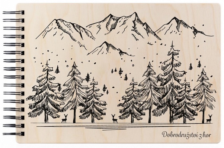 Dřevěné fotoalbum HORY