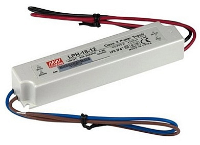 LED napájecí zdroj 18W, 12V, IP67 - Voděodolný MEAN-WELL