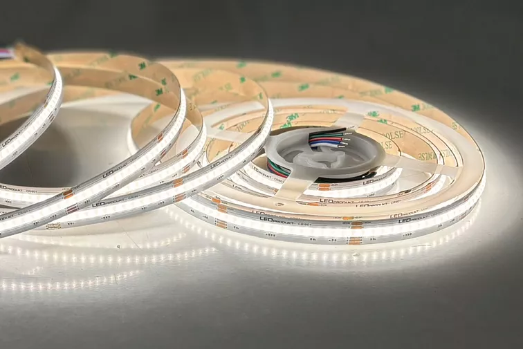 5m PROFI LED pásek 896LED/m COB 16W/m RGB-W (RGB+neutrální bílá) IP20 24V