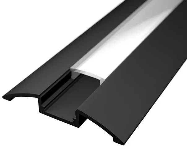 LED lišta povrchová S4 černá