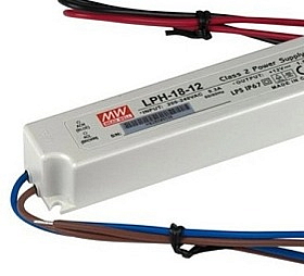 LED napájecí zdroj 18W, 12V, IP67 - Voděodolný MEAN-WELL