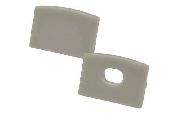 Koncovky pro LED lištu povrch. - S11 (2ks)