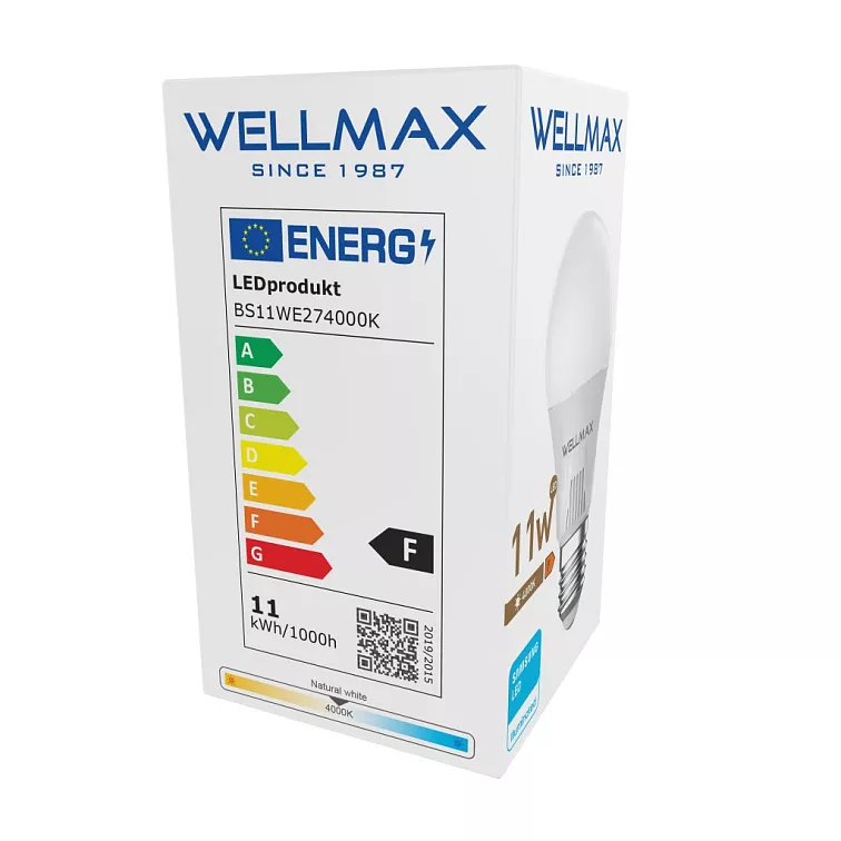 LED žárovka Wellmax E27 11W neutrální bílá