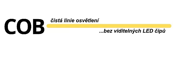 LED pásek 480LED/m COB 10W/m neutrální bílá IP20 12V