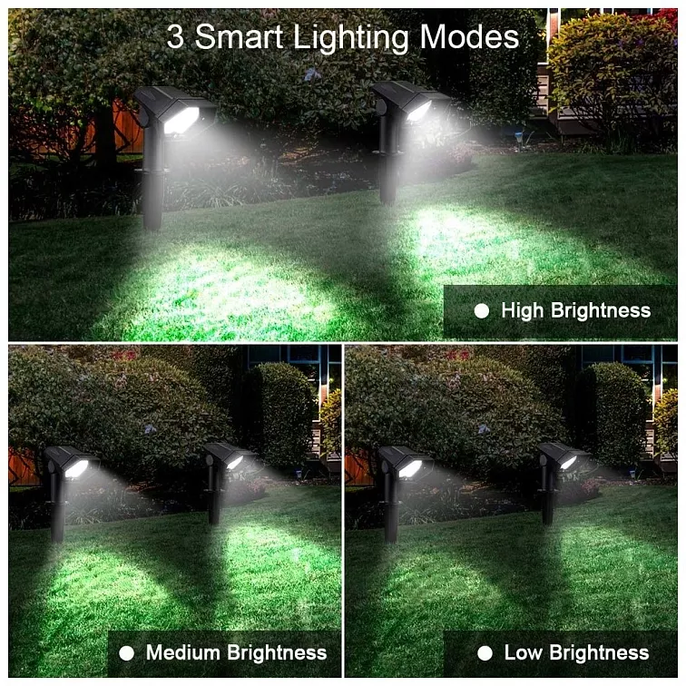 LED solární lampy 3000K SET