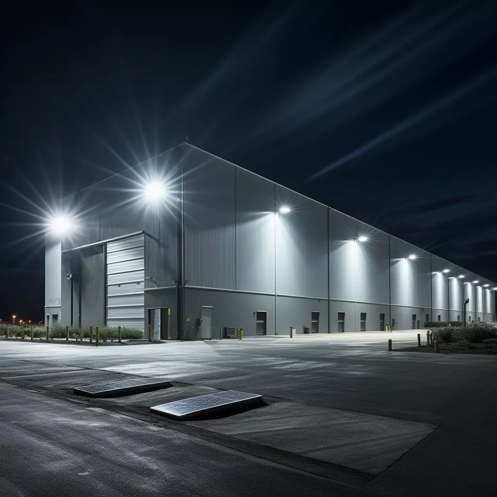 LED reflektor 4800lm se solárním panelem + dálkové ovládání