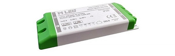 LED napájecí zdroj 40W, 24V - nábytkový