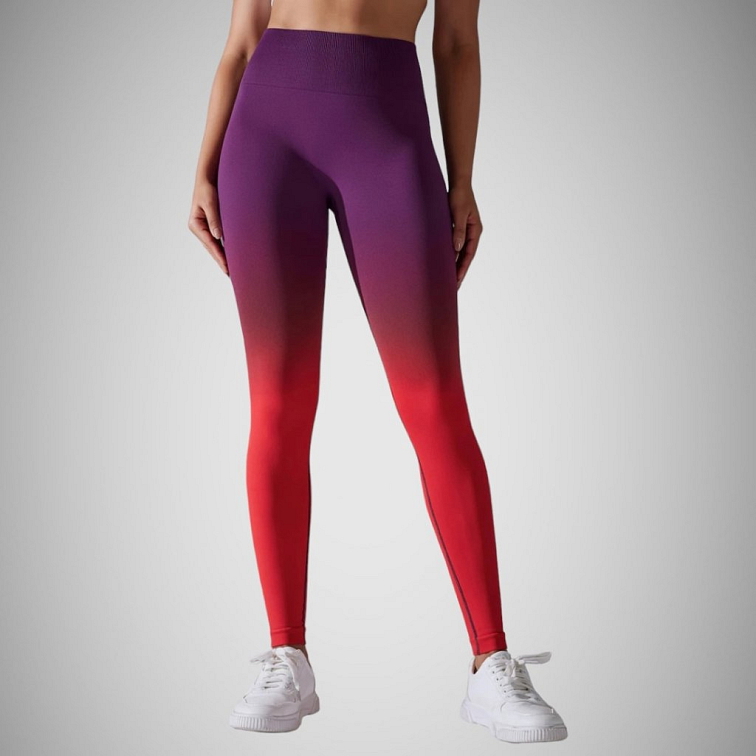 Push-up ombre legíny červená