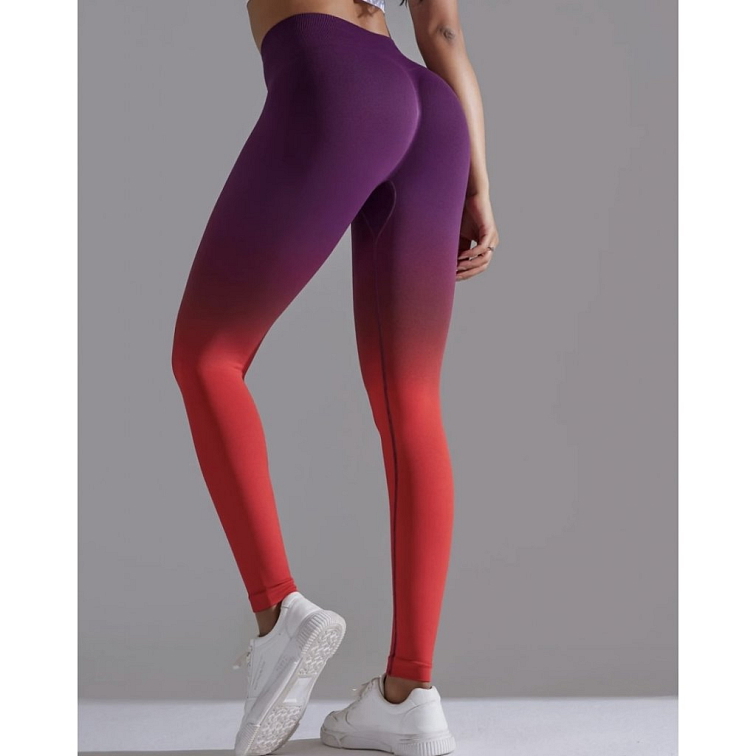 Push-up ombre legíny červená