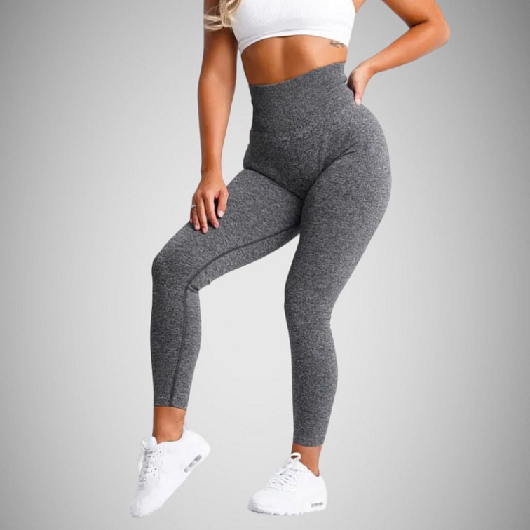 Push-up legíny tmavo sivé Carpee