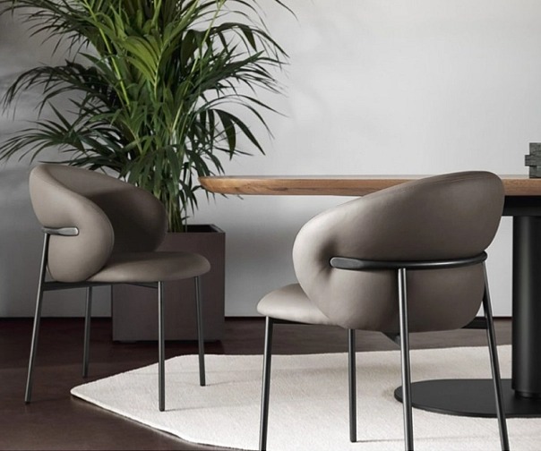 Jídelní židle Oleandro, polokřeslo, kov, CS2222