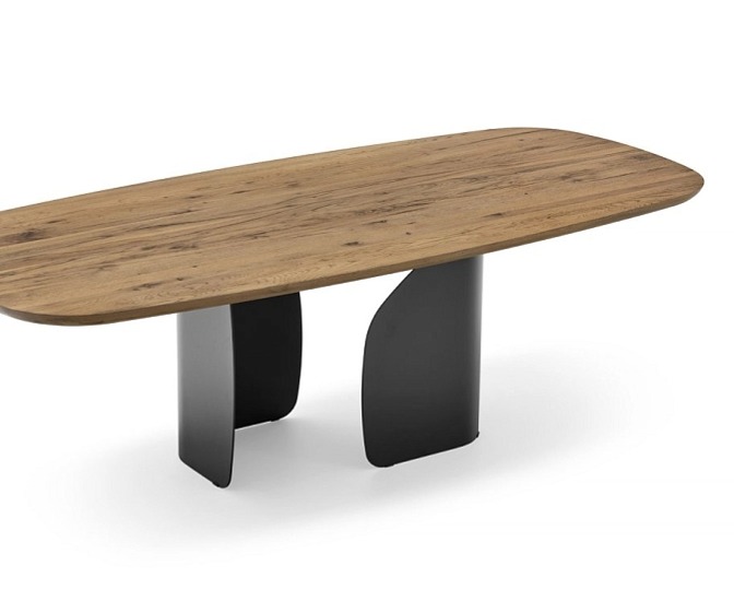 Oválný stůl Twins, masivní dřevo, CS4153-FSW