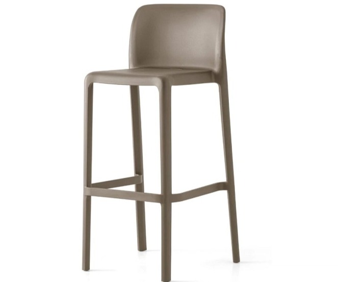 Barová židle Bayo, venkovní, plast, výška sedu 76 cm, CB1985