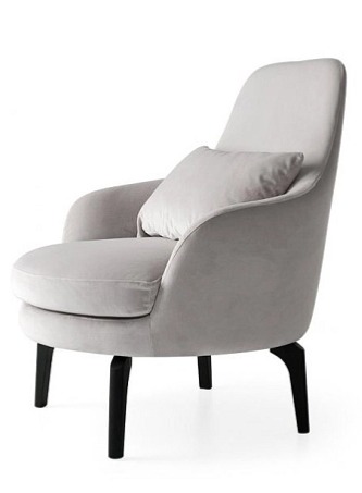 Elegantní křeslo Medea, látka, kůže, CS3407-MTO