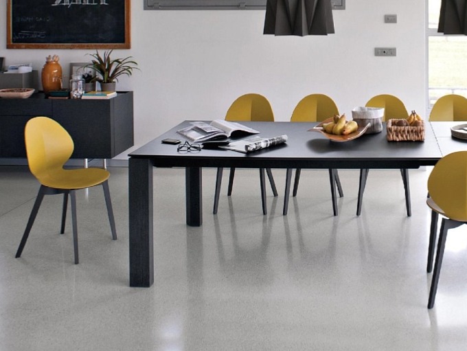 Jídelní židle Basil Wood, dřevo, plast, CS1348