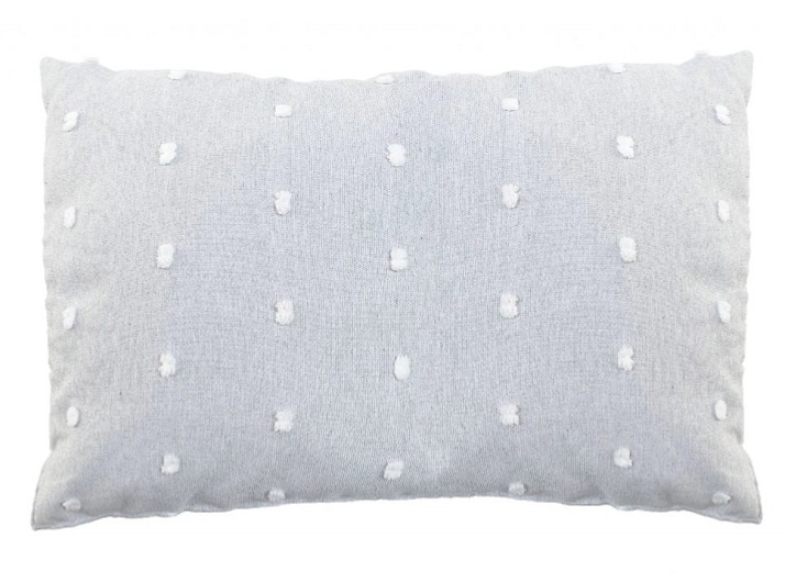 Přehoz Elen Grey, šedý, sada se 2 povlaky na polštáře 70x50 cm