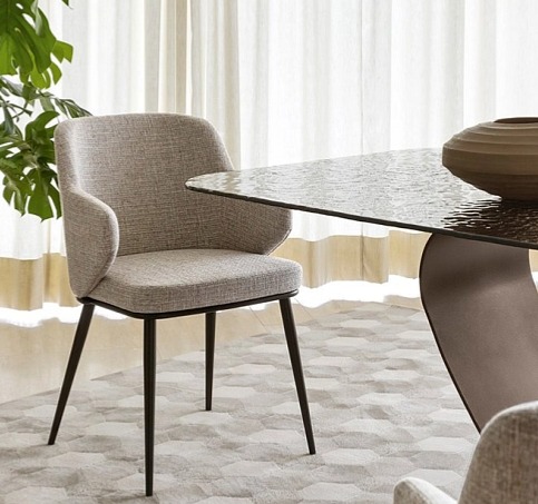 Židle s područkami Foyer židle, kov, látka, CS1898