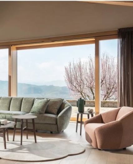 Pohovka Jill, látka, 177x95 cm, CS3446