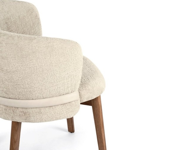 Židle s područkami Vanilla, dřevo, CS2238