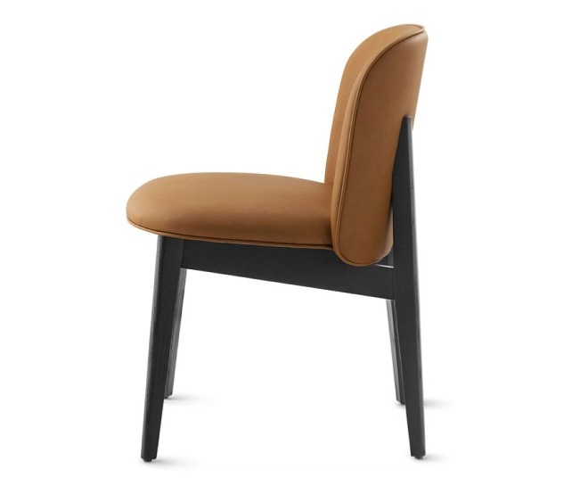 Elegantní židle Abrey, dřevo, umělá kůže, CS2040-S