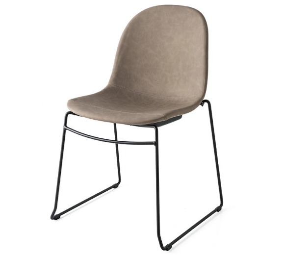 Stohovatelná židle Academy, kov, umělá kůže Vintage, CB1696